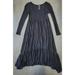 Anthropologie Dresses | Anthropologie Black Long Sleeve Black Maxi Dress Size Small | Color: Black | Size: S