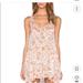 Free People Dresses | Intimately Free People Voile And Lace Trapeze Slip White Mini Dress M | Color: Cream/Orange | Size: M