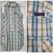 Columbia Dresses | Columbia Pfg Super Bonehead Sleeveless Button Down Plaid Dress Xs | Color: Blue/Yellow | Size: Xs