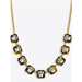 J. Crew Jewelry | J.Crew Gold Tone Tortoiseshell Resin & Crystal Bib Statement Necklace | Color: Gold | Size: Os
