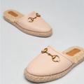 Gucci Shoes | Gucci Shearling Mules | Color: Tan | Size: 7