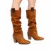 Free People Shoes | New Free People Women's Montgomery Slouch Boot In Burnt Orange | Color: Orange | Size: Various