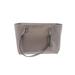 MICHAEL Michael Kors Leather Shoulder Bag: Pebbled Gray Solid Bags