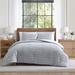 Tahari Ivy 3 Piece Comforter Set Polyester/Polyfill/Cotton in Blue | King Comforter + 2 King Shams | Wayfair IVY-3CS-KING-AZ-DEN