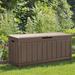 Rubbermaid 88 Gallon Outdoor Deck Box Large Storage Box For Patio Furniture Cushions, Toys, & Garden Tools () in Brown | Wayfair B762