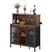 Rubbermaid LED Industrial Wine Bar Cabinet For Liquor | 44.5 H x 15 W x 38 D in | Wayfair B716