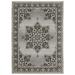 Black/Gray 92.52 x 26.77 x 0.31 in Area Rug - Stylehaven Calais Bohemian Medallion Grey/Charcoal Area Rug | 92.52 H x 26.77 W x 0.31 D in | Wayfair