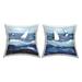 Stupell Industries Sailing Boats Ocean Waves 2 Piece Outdoor Printed Pillow Set by Jade Reynolds /Polyfill blend | 18 H x 18 W x 7 D in | Wayfair