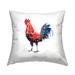 Stupell Industries Throw Square Indoor/Outdoor Pillow Cover & Insert Polyester/Polyfill blend in Blue/Red/White | 18 H x 18 W x 7 D in | Wayfair