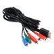 Für ps2 ps3 hdtv av audio video kabel 1 8 m komponente av kabel kabel spiel adapter für sony