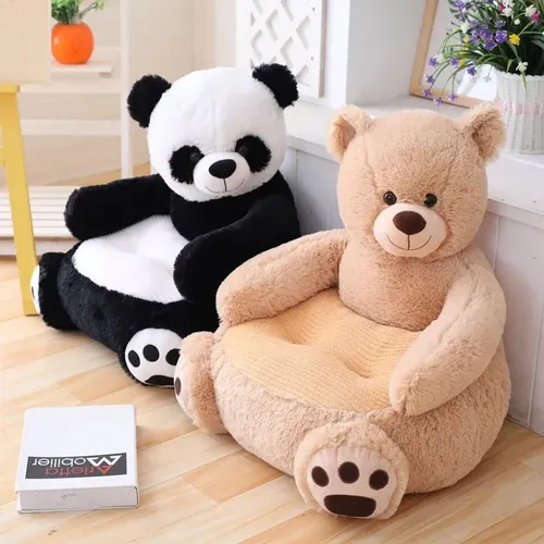 Cartoon Kindersitze Sofa Baby tragbaren Stuhl schönen Teddybär Panda Einhorn Ente Plüschtiere