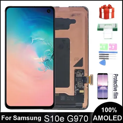 5.8 "super amoled s10e Bildschirm für Samsung Galaxy S10E G970 G970F G970U G970W LCD-Display Touch