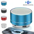 Haut-parleur Bluetooth sans fil A10 petit odoren acier caisson de basses portable mini