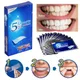 Kit de gel de blanchiment des dents 5D bandes de dents blanches kit de gel Chev fausses dents