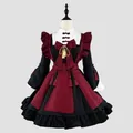 Costumes gothiques de demoiselle d'honneur pour femmes grande taille Sweet Lolita chat fille