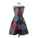 Anne Klein Casual Dress - A-Line: Blue Dresses - Women's Size 6