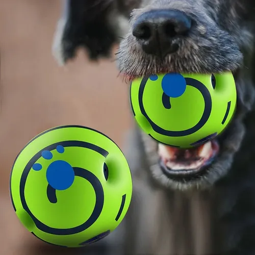 Wobble Wag Kichern Glow Ball Haustier Hund Spielzeug Hund Kau spielzeug Spaß Haustier Spielzeug
