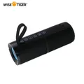 WISE TIGER-Haut-parleur Radio FM Bluetooth BT5.3 Portable avec Lumière RGB USB Fente pour Carte