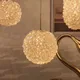 Lustre en cristal à LED de luxe lumière chaleureuse et romantique bar en frêne mélangeur d'hôtel