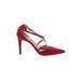 Christian Siriano for Payless Heels: Pumps Stilleto Cocktail Red Solid Shoes - Women's Size 8 - Pointed Toe
