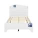 Red Barrel Studio® Dontasia Wooden Twin Size House Bed w/ Storage Headboard | Wayfair BB00054C66174594A84DFE1D4CF5B736