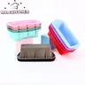 3D Rectangle Rectangle Silicone Mould Baking Pan 10 Colors Non-slip Toast Cake Mold Baking