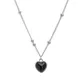 Temperature Control Color Change Necklace Mood Necklaces Peach Heart Love Pendant Necklace Stainless