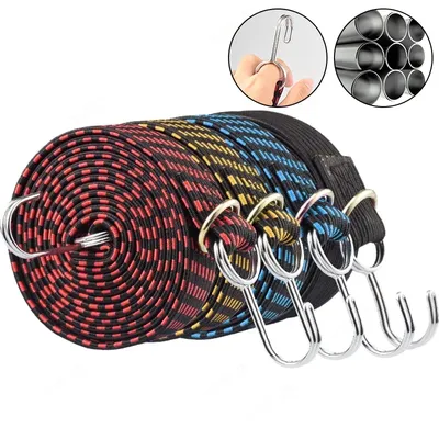 1PCS Bicycle Accessories Elastics Rubber Luggage Rope Cord Hooks Bikes Rope Tie Bicycle Luggage Roof
