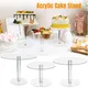 Clear Acrylic Cake Stand for Dessert Table Round Cake Stands Cupcake Candy Display Party Decoration