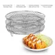 Air Fryer Three Stackable Dehydrator Racks 304 Stainless Steel Air Fryer Basket Tray Air Fryer