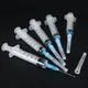 2/5/10Pcs Reuseful 5ml Plastic Syringe with Pointed End Tip Needle and Storage Cap Glue Easy to Wash