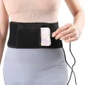 USB Lumbar Heating Pad Tourmaline Self Heating Magnetic Therapy Back Waist Support Brace Massage