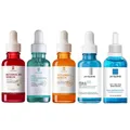 Concentrated Serum Anti Aging Pure Retinol Vitamin B3 Vitamin C Niacinamide Serum Facial serums Blue