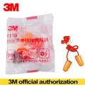 20pairs/lot 3M 1110 Corded Disposable Foam Earplug Noise Reduction Ear Plugs Free Shipping