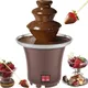 Electric Chocolate Fountain Machine 3 Layer Cheese Fountain Machine Stainless Steel Cheese Fountain