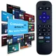 Replacement TV Remote Controls for Roku TV Infrared Remote ONLY for TV NOT for Other Roku Devices