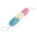 Pxiakgy Long Bath Loofahs Stretchable Braided Mesh Exfoliating Loofah Back Scrubber Body Bath Shower Sponge B