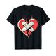 Broken Heart Held Together By Bandage – Vintage Heartbroken T-Shirt