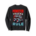 Monster Trucks Rule Big Wheel Truck mit coolen Details Sweatshirt