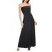 Scuba Strapless Evening Gown