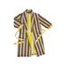 Stripe Terry Bathrobe