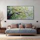 Blooming Cherry painting hand painted Blossom Tree painting handmade Landscape Art 3D White Cherry Canvas Oil Painting Large Blossoms Canvas Oil Painting Abstract Thick Texture painting