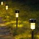 12pcs Outdoor Pathway Lights Solar Garden Light Waterproof LED Solar Lawn Light Garden Deck Walkway Solar Landscape Decoration Night Light