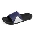 Men's Slippers Flip-Flops Plus Size Outdoor Slippers Slides Casual Beach Home Daily PVC Breathable Slip Resistant Loafer Black Grey Black Blue Summer Spring