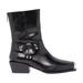 Wayne Western Boots - Black - Aeyde Boots