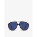 Tr001780 Ft1079 Pilot-frame Acetate Sunglasses - Blue - Tom Ford Sunglasses