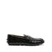 Keeper Embossed-crocodile Leather Loafers - Black - Bally Slip-Ons