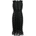 Floral-lace Midi Dress - Black - Cynthia Rowley Dresses