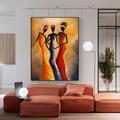 3 Women Standing Abstract Painting handmade Canvas Art Extra Large painting Wall Art Big Canvas Art Extra Large firgure Painting Home Wall Decoration