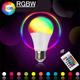 4pcs 2pcs 7w RGBW LED Light Bulb E27 E26 16 Color Changing Dimmable A19 A50 A60 Remote Control for Home Decor Bedroom Stage Party